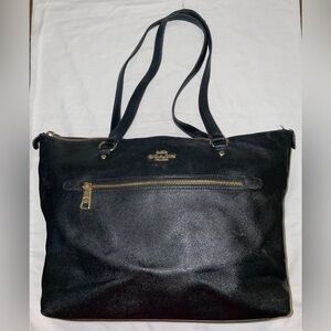 Coach (N° H2178-F79608)Signature Black
Leather Gallery Tote Shoulder Handbag